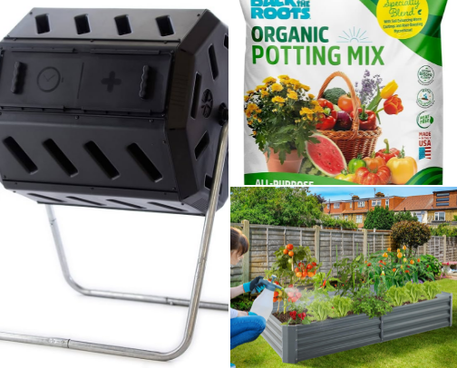 Raised Garden Bed Must Haves Zone 10a cover photo collage