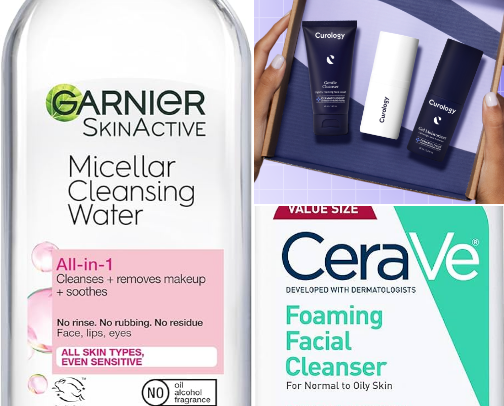 Gentle Glow: Skincare for Sensitive Skin cover photo collage