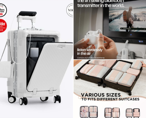 The Ultimate Carry-On Packing List for Stress-Free Flying cover photo collage