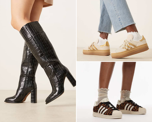 ASOS Footwear Edit: Shoes, Sneakers & Boots cover photo collage