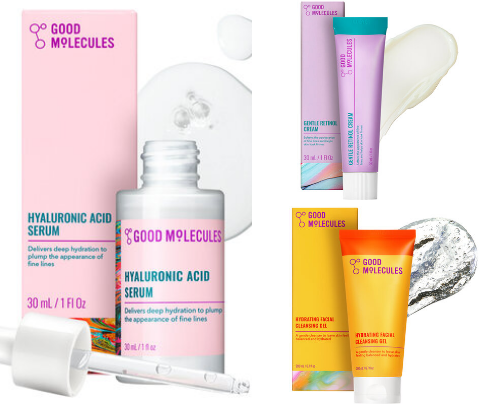 Skin care cover photo collage