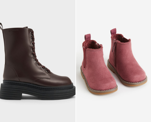 Modern Lace-Up Street Boots cover photo collage