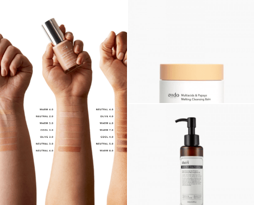 Cosmetics cover photo collage