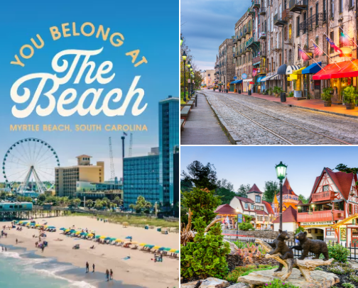 Travel the South cover photo collage