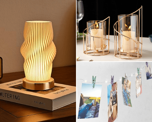 Chic Home Décor Items for a Cozy Space☘️ cover photo collage