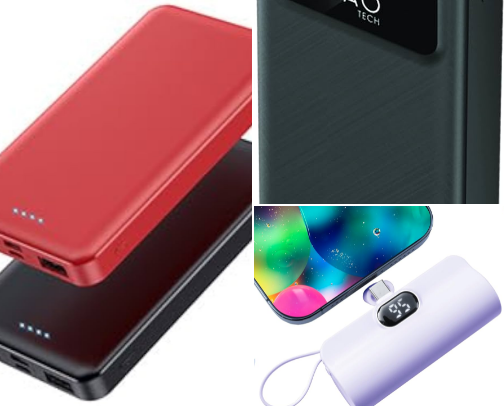 Powerbank recommendations for Android mobile phones cover photo collage