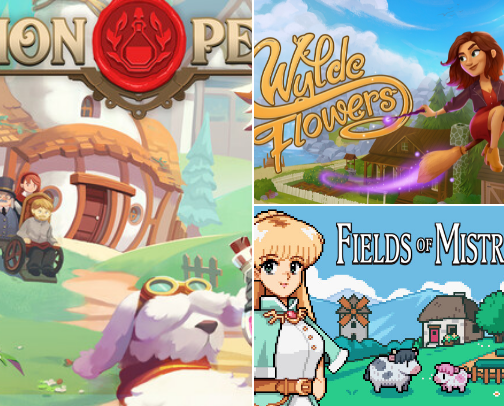 Cozy PC and Switch Games to Play this Fall cover photo collage