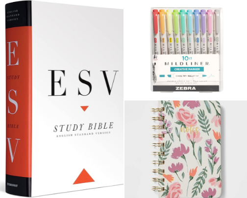Bible Study Supplies cover photo collage
