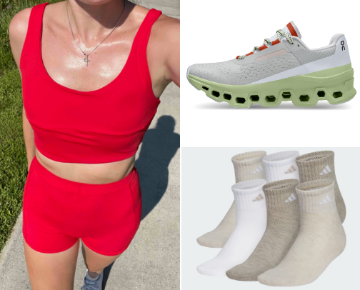 Athletic wear cover photo collage
