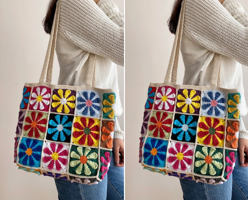 Crochet Bags cover photo collage
