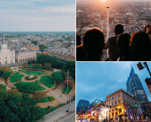 Places to visit cover photo collage