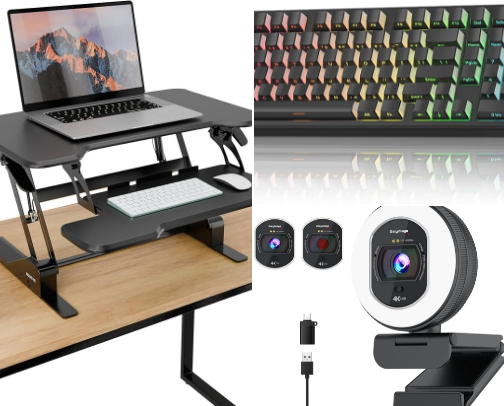 The "Work-from-Home" Glow-Up cover photo collage