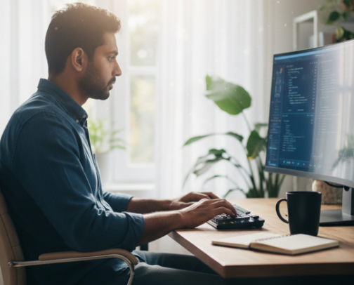 💼 Turn Your Space into a Productive Work-From-Home Setup (Even If You’re Always Distracted) cover photo collage