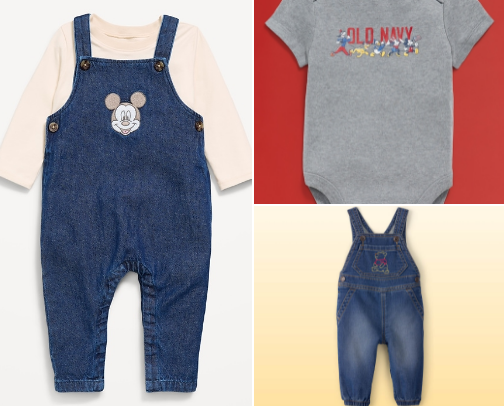 Baby Disney outfits cover photo collage