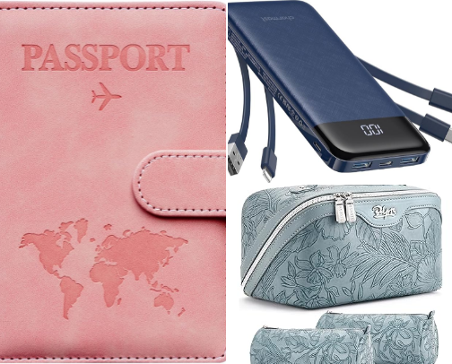 The Best Travel Accessories for Long or Short Flights cover photo collage