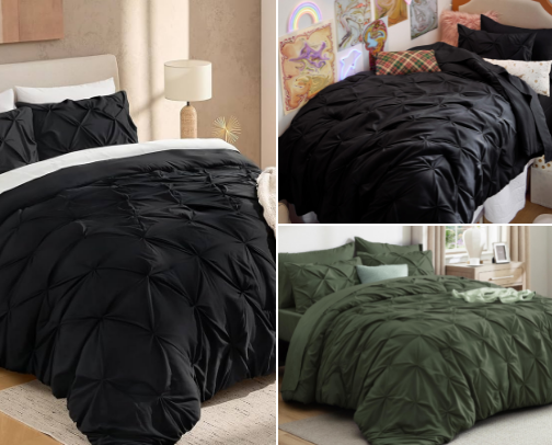 Best pinch pleat twin comforter sets cover photo collage
