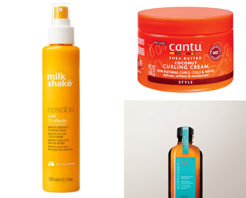 Best hair products for curly hair! cover photo collage
