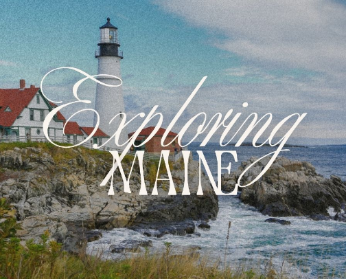 Let's Spend a Week in Maine cover photo collage