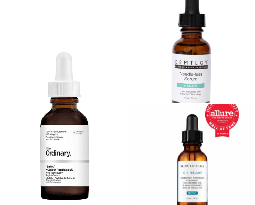 Best anti ageing products🧴 cover photo collage