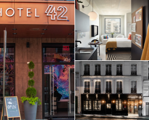 Hotels cover photo collage