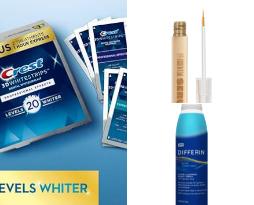 Glow up essentials🤗 cover photo collage