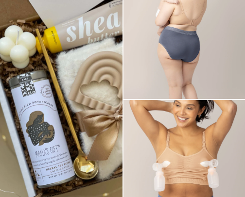 Postpartum essentials cover photo collage