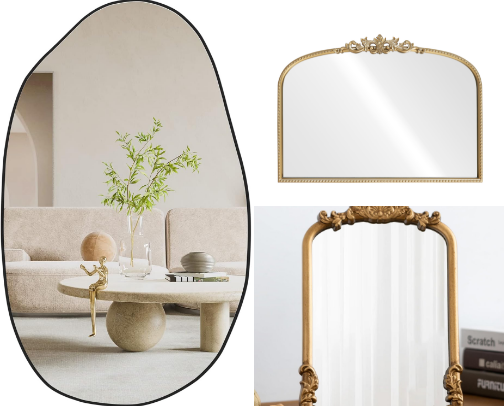 Decorative Mirrors cover photo collage