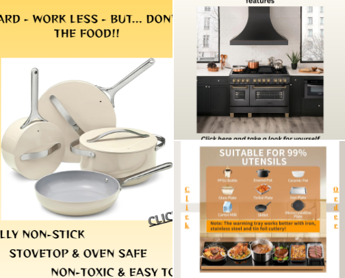 **Kitchen Helpers that always smile... cover photo collage