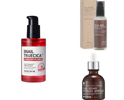 Kbeauty Snail Mucin & Skin Repair Revolution cover photo collage