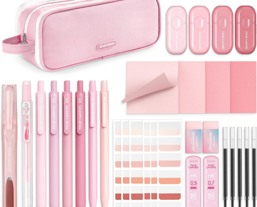 School/office supplies cover photo collage