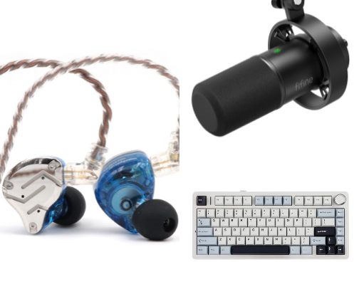 My top streamer essentials ✨ cover photo collage