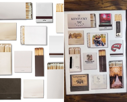DIY Match Box Poster. 
Intimate gift for boyfriends, husbands, significant others, friendships! cover photo collage