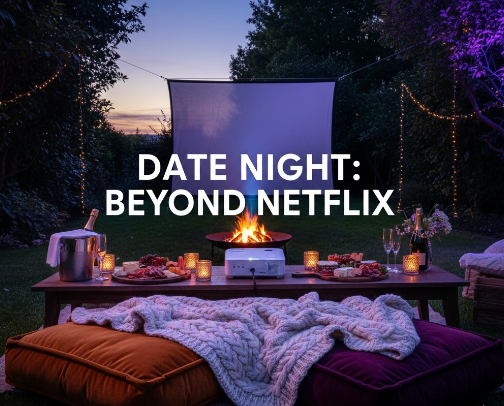 Date Night Ideas when Netflix & Chill is getting stale! cover photo collage