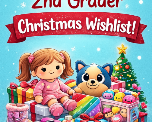 Gifts That Spark Joy for your 2nd Grade Girl! cover photo collage