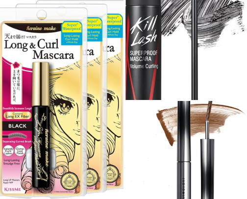 Best selling mascara cover photo collage