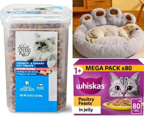 Purrfect Finds: Cat Essentials & Treats cover photo collage