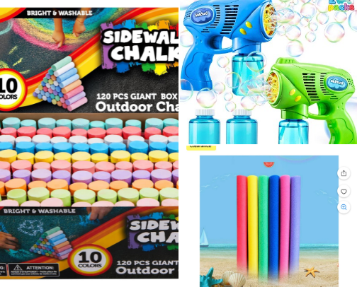 Kids Summer Fun Bucket List: Backyard, Crafts & Memory-Making Ideas cover photo collage