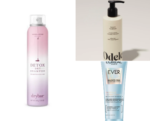 Fav hair products cover photo collage