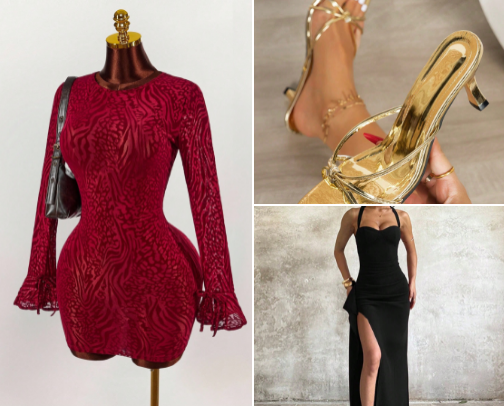 Dinner outfits cover photo collage