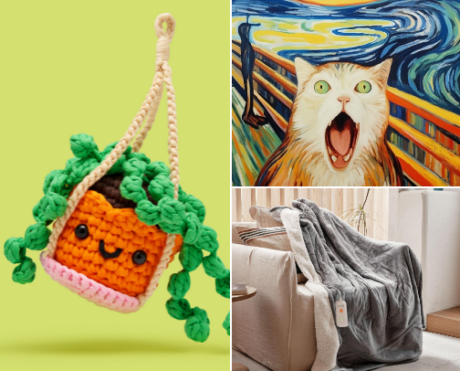 Cozy Crafting Night cover photo collage