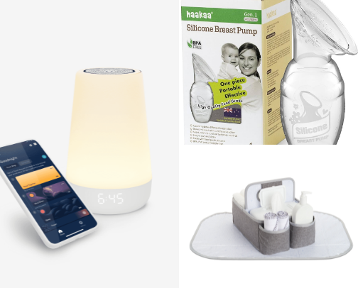 The 0-12 month Baby Essentials list cover photo collage