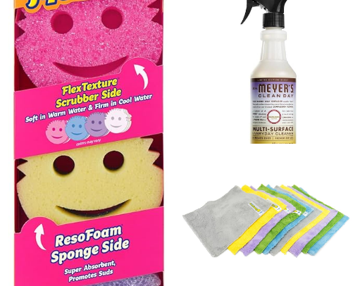 My squeaky clean favorites (both car and house) 🧼🫧🚗 cover photo collage