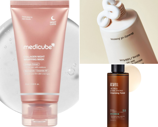 Skincare 🧴 cover photo collage