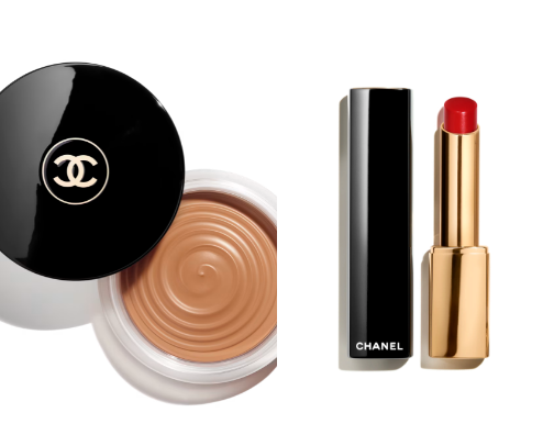 Chanel makeup😻🤍take a look cover photo collage