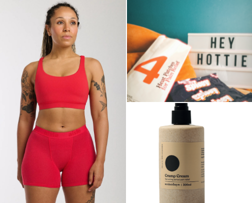 period stuff | my go to’s with endometriosis cover photo collage