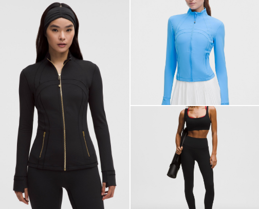 lululemon top picks!!! cover photo collage