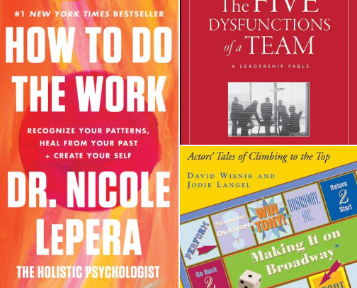 “With her nose stuck in a book…” 📚 cover photo collage