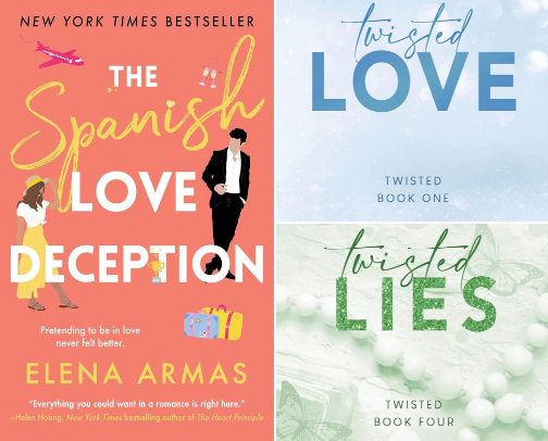 Must-Read Romance Books for Hopeless Romantics cover photo collage