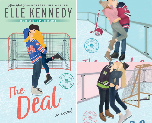 "Love on the Field: Must-Read Sports Romances" cover photo collage