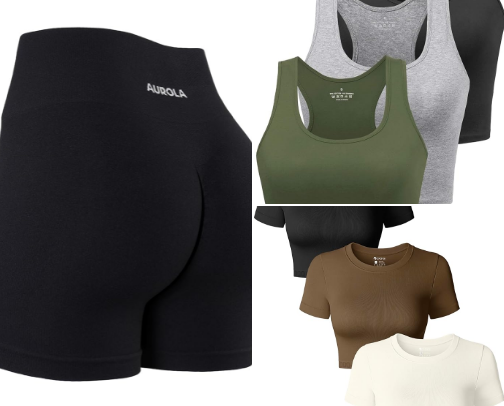 Athletic, Comfy, & Stylish Clothes cover photo collage